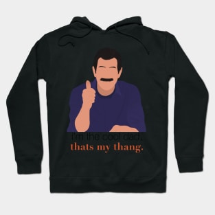 Modern Family Phil I'm the Cool Dad That's My Thang Thumbs Up Mustache Fan Art Hoodie